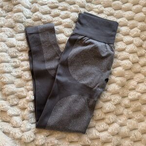 Gray Seamless Stretch Leggings